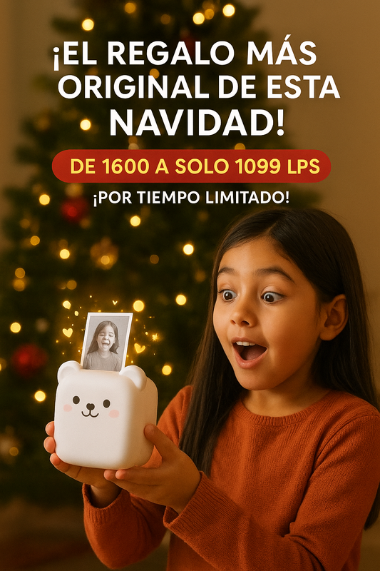 🎁 Mini Print Térmica | 🎄 Deja que tus niños impriman su imaginación
